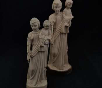 Statuette homme avec enfant