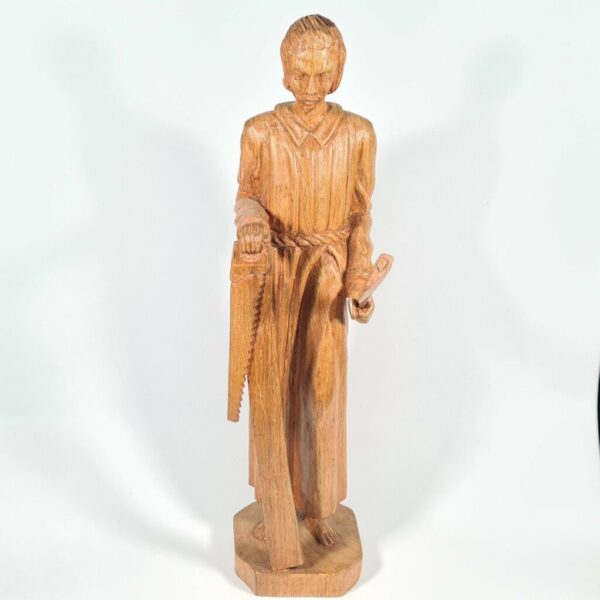 Statuette de Joseph Noël en bois 29.5 cm