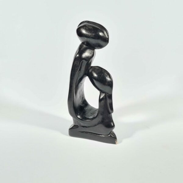 Statuette Mère et bébé en bois