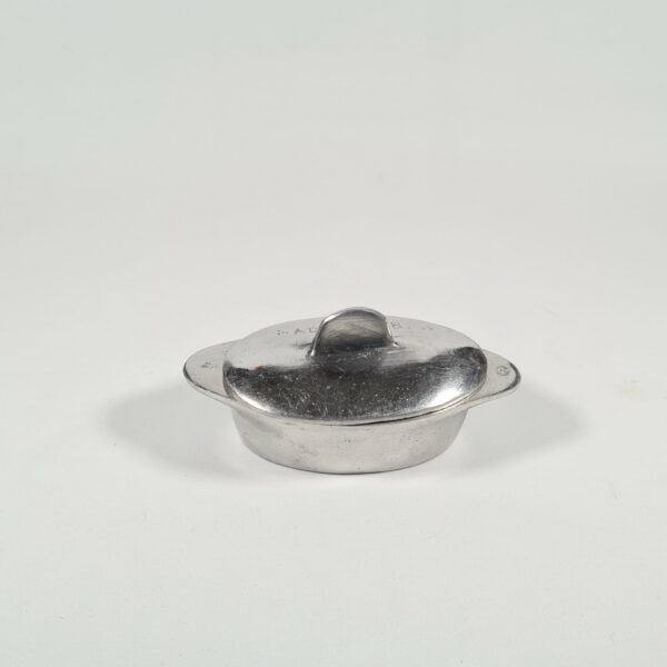 Petite cocotte ovale en métal aluminium – Image 3
