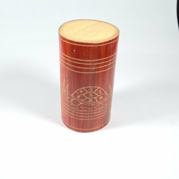 Maracas en bambou Orange – Image 2