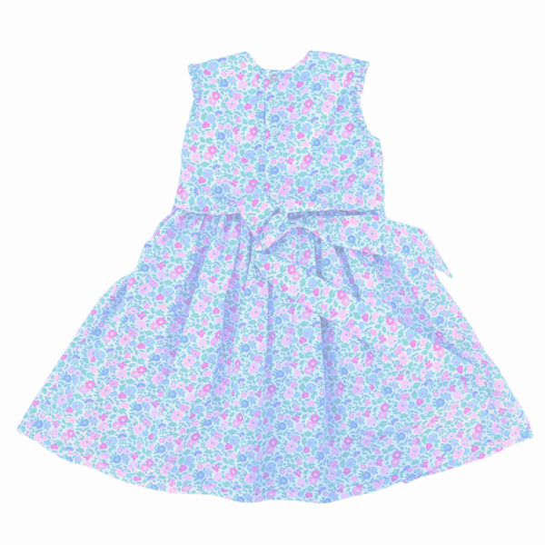 3 Robe smoke liberty rose et bleu