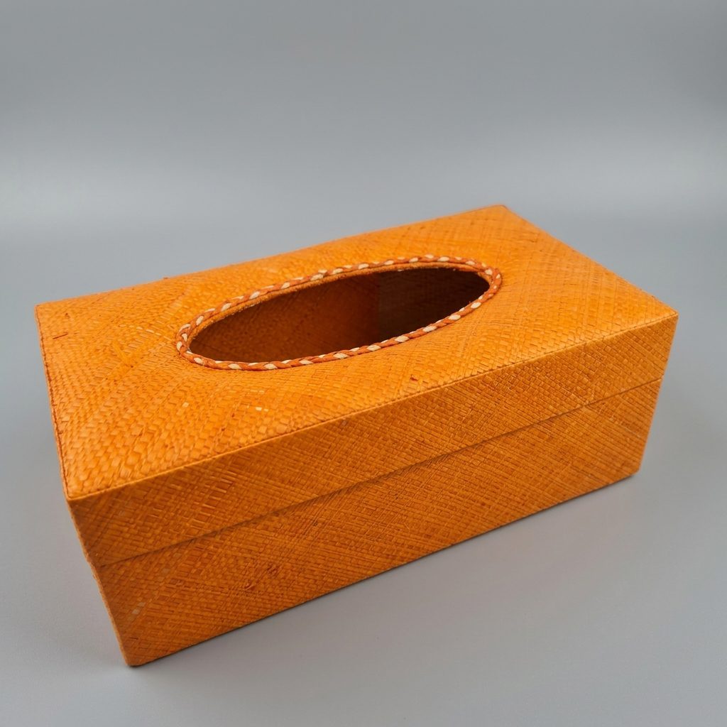 Boîte à Mouchoirs Artisanale en Raphia Naturel Enhanced.jpg Boîte à Mouchoirs Artisanale en Raphia Naturel