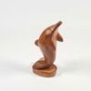 Dauphin en Bois de Palissandre Sculpté – 13 cm – Décoration Marine Artisanale